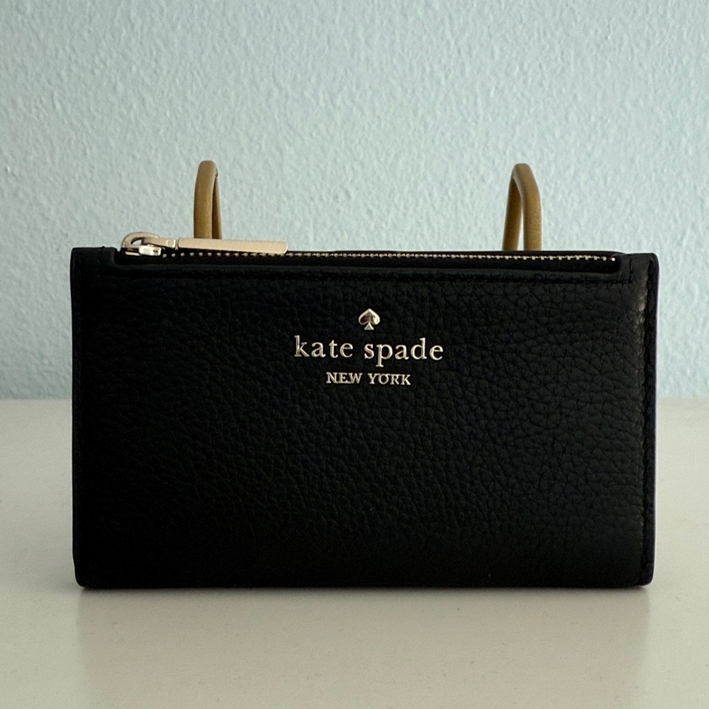 Kate Spade Black Pebbled Leather Wallet